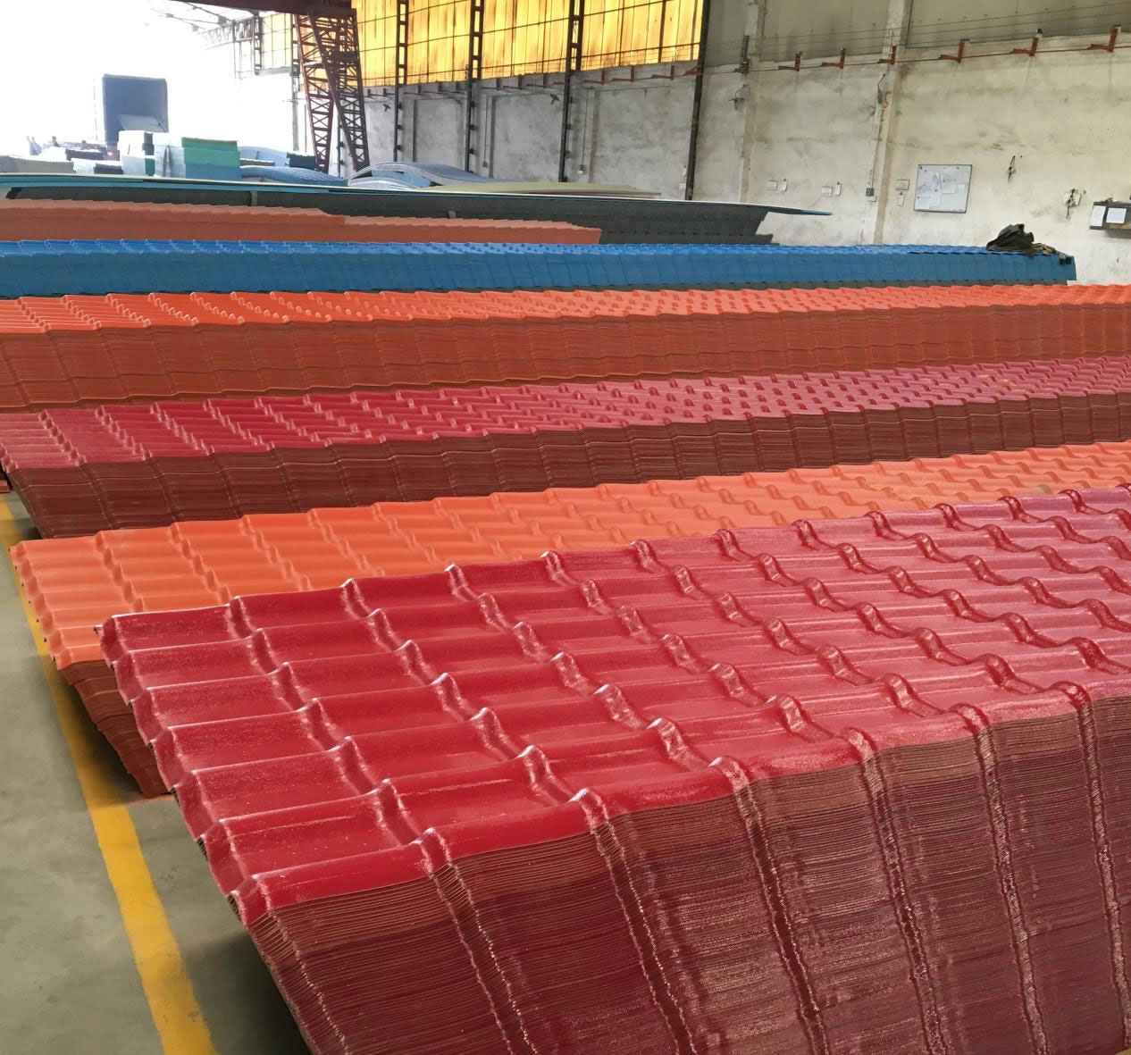 濟寧合成樹脂瓦由哪四層材質(zhì)組成的
